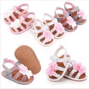 MF Accessories | Shoes | Shimmery | Sandals | Pink | White