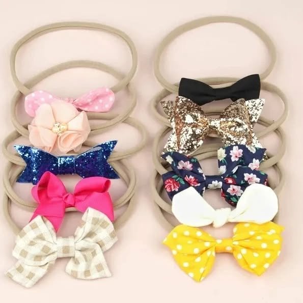 Summer Headbands Pack of 10