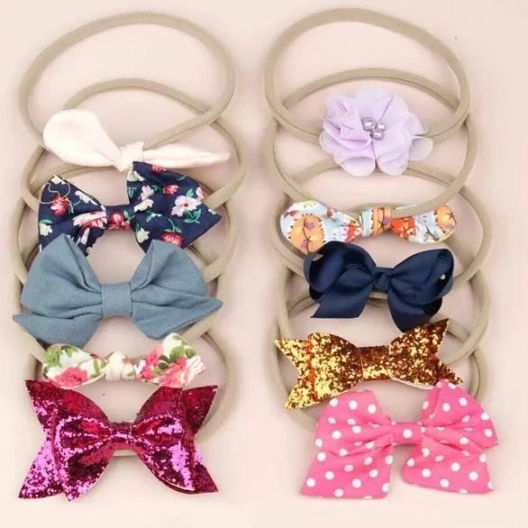 Summer Headbands Pack of 10