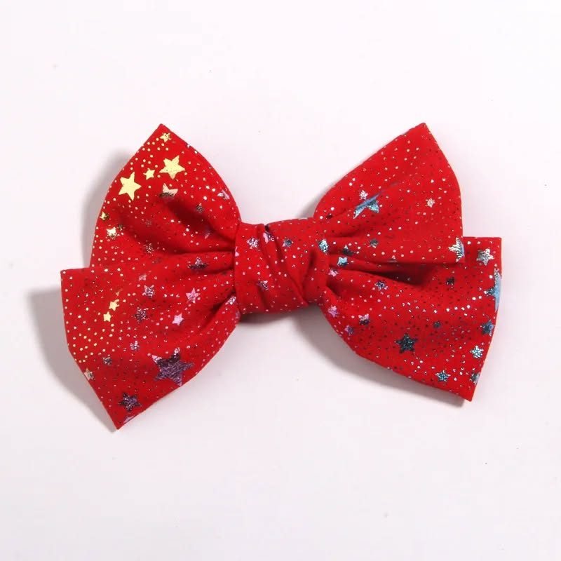 4.8″ , 12cm Glittery Star Bow Bands 4.8″ , 12cm Glittery Star Bow Bands