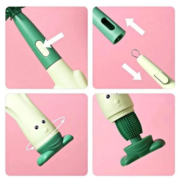 3-in-1 feeder cleaner brush.