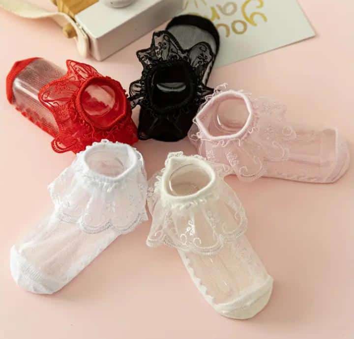 Transparent Frill Socks