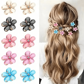 MF Accessories | kids mini flower colorful metal hair claws