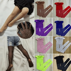 Rhinestone Stockings – Sparkly Party Wear