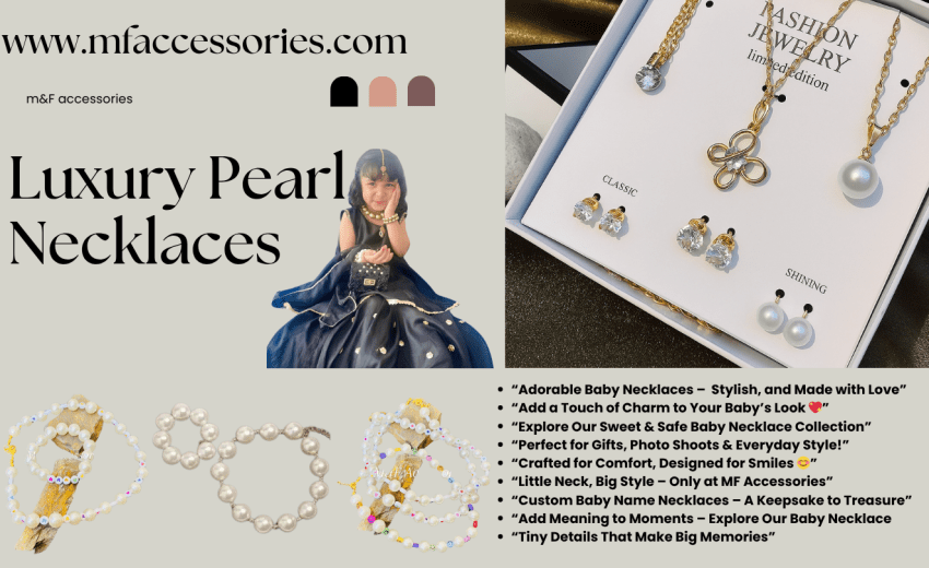 Adorable & Safe Baby Necklace – Crafted with Love By M&F