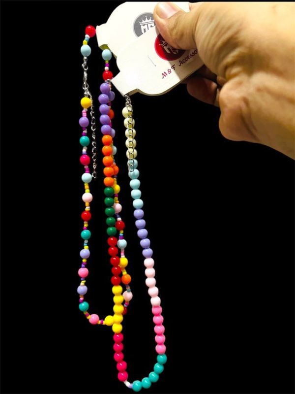 Beaded colorful necklace sgsd