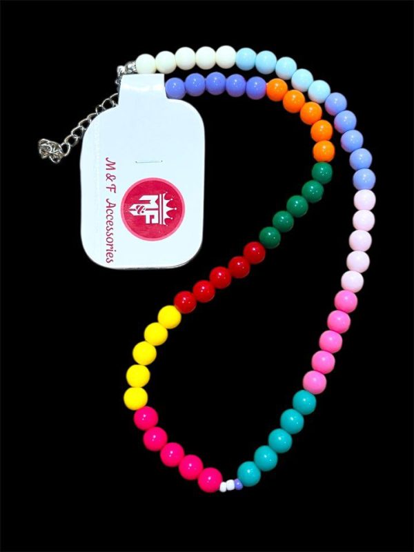Beaded colorful necklace sgsd
