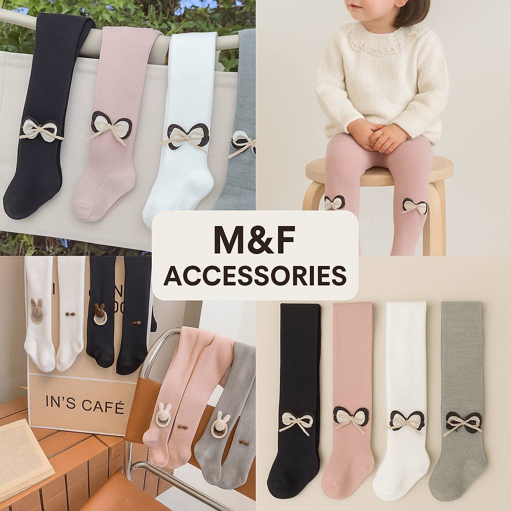 Stretch & Cozy Bunny Bow Leggings