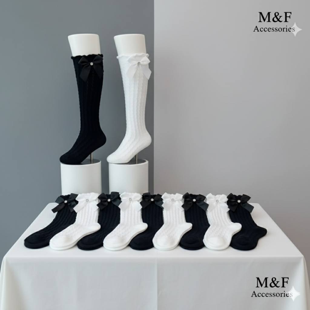 luxury bow socks d luxury bow socks