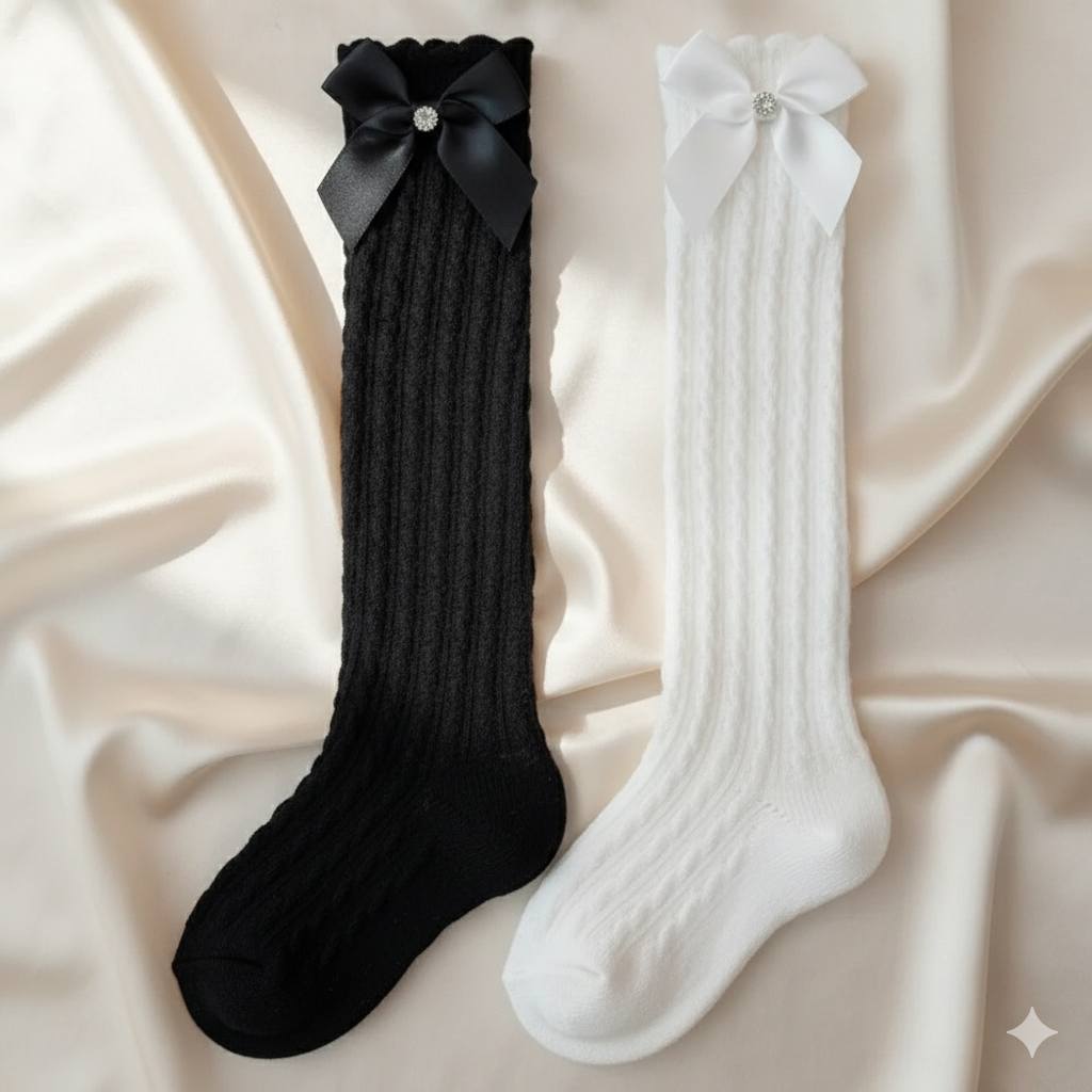 luxury bow socks g luxury bow socks