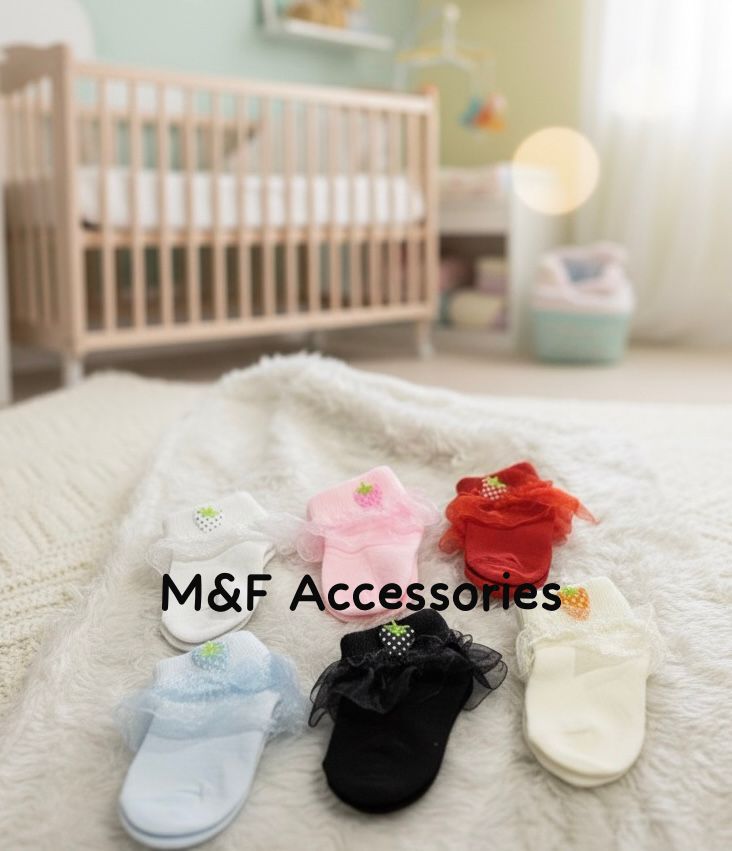 Little Strawberry Frill Socks c Little Strawberry Frill Socks