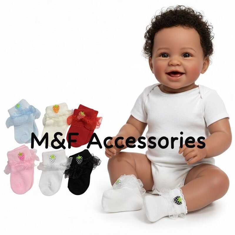 Little Strawberry Frill Socks