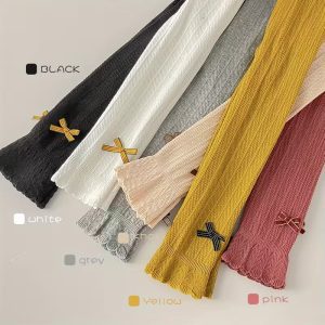Bow Knit Winter Tights