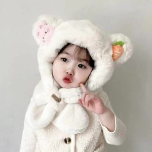 Plush Baby Cap & Scarf