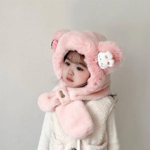 Plush Baby Cap & Scarf