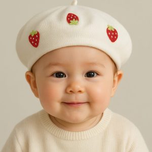 Tiny Strawberry Beret