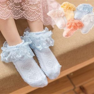 Lace Ruffle Ankle Frill Socks.