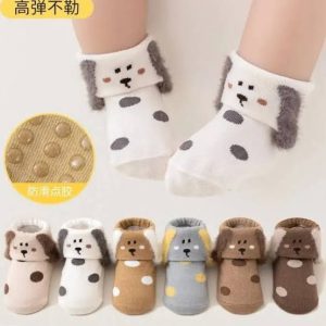 Fluffy-Ears Gripper Socks
