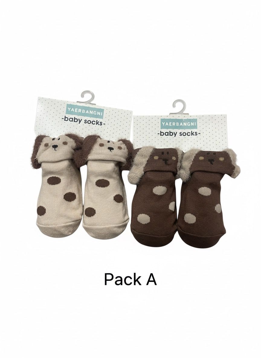 Fluffy-Ears Gripper Socks Fluffy-Ears Gripper Socks