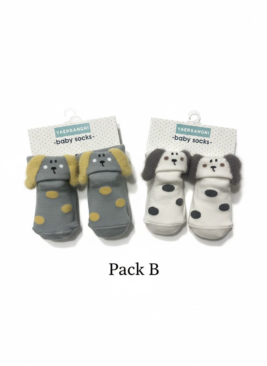 Fluffy-Ears Gripper Socks Fluffy-Ears Gripper Socks