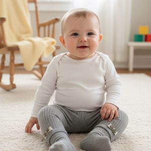 The Bow-Knot Ribbed Leggings