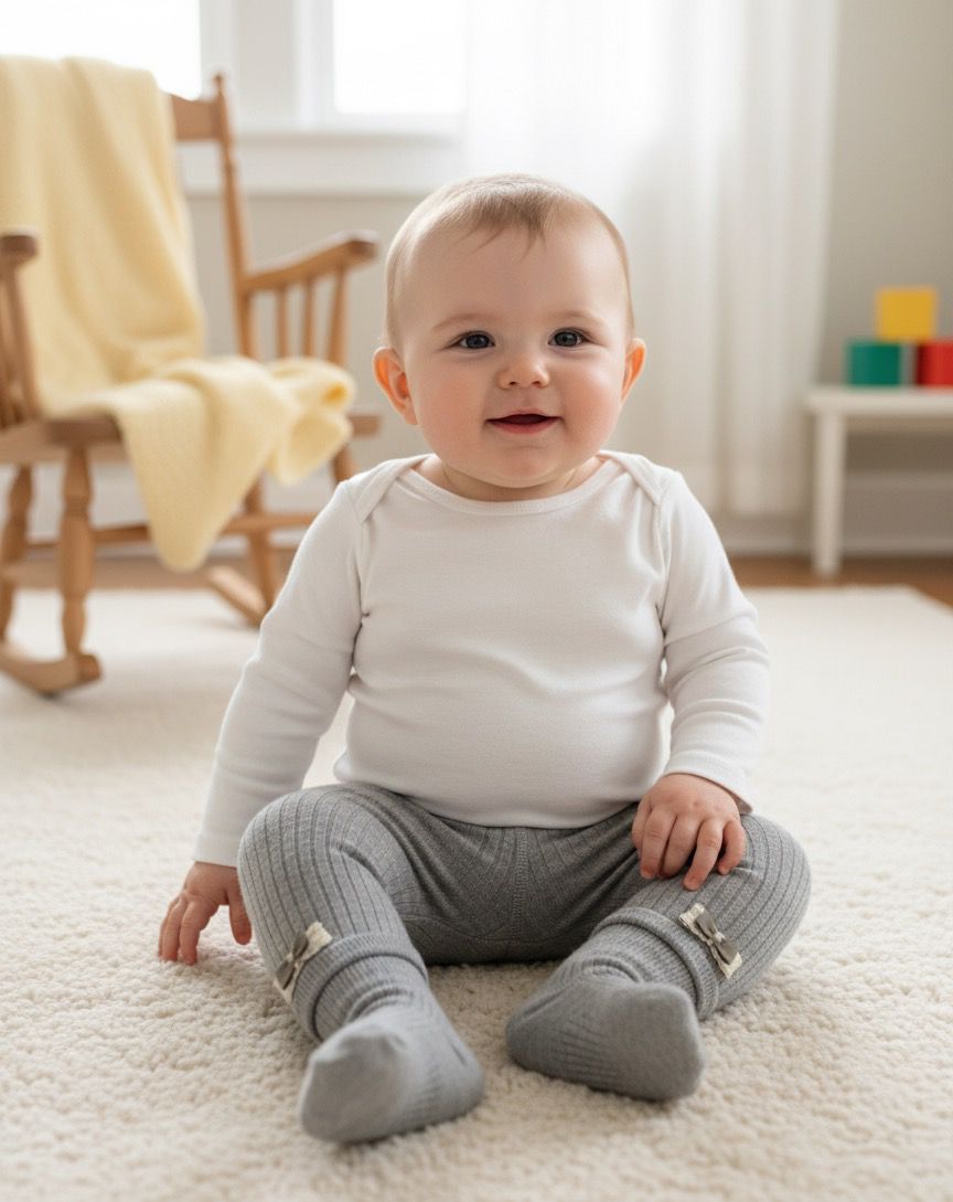 The Bow-Knot Ribbed Tights