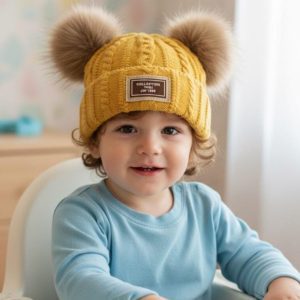 Double Pom Winter Cap