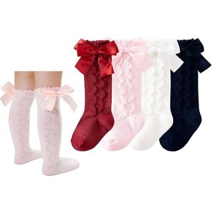 RibbonCharm Knee Socks