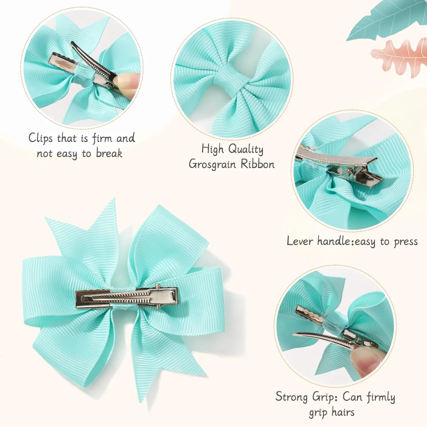 Bow Hair Clip Set Bow Hair Clip Set