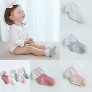 Blended Cotton Frill Socks