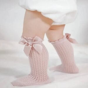 Spanish Style Baby Bow Socks