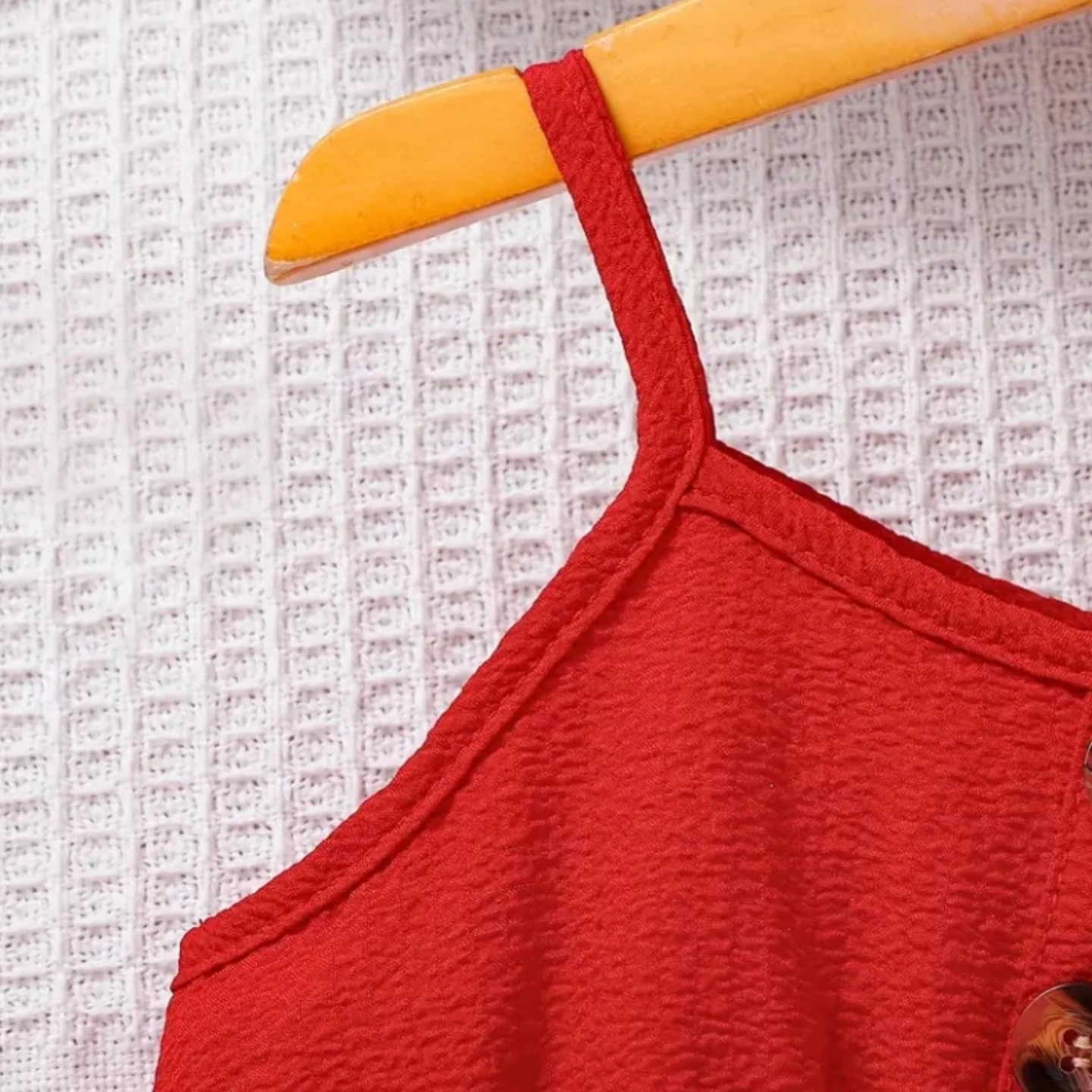 Ruby Red Button-Front Cami Dress Ruby Red Button-Front Cami Dress