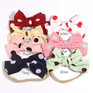 Polka Dot Big Bow Bands