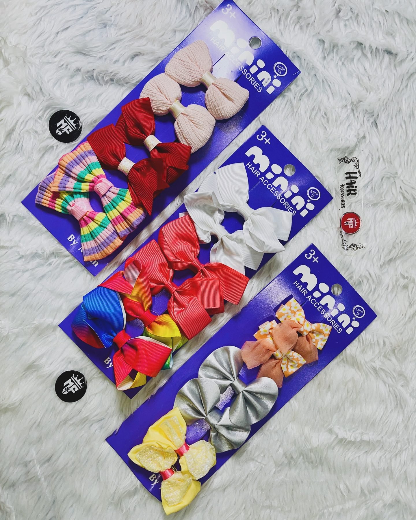 Bow Clip Cards (3 Pairs) Bow Clip Cards (3 Pairs)