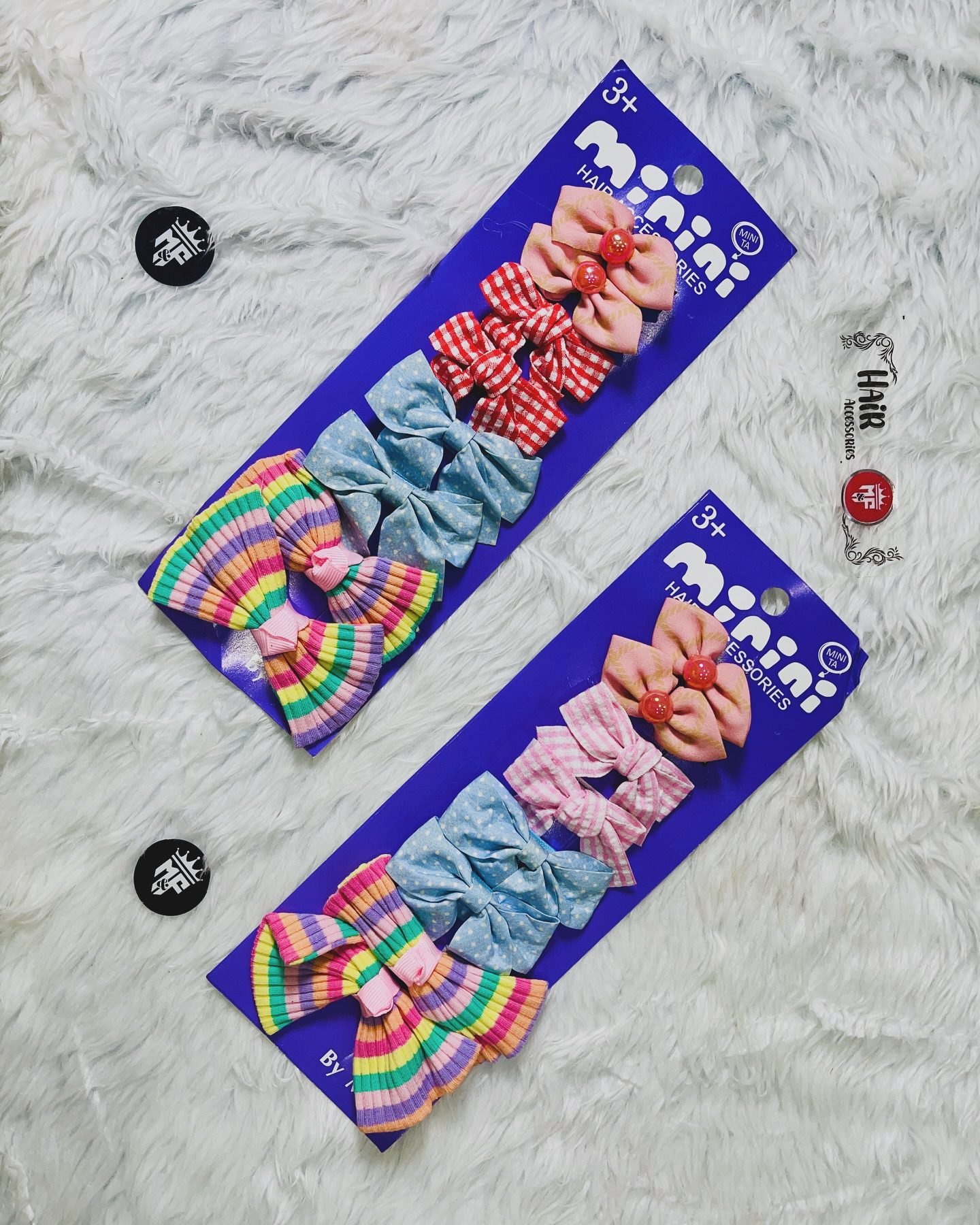 Bow Clip Cards (3 Pairs) Bow Clip Cards (3 Pairs)