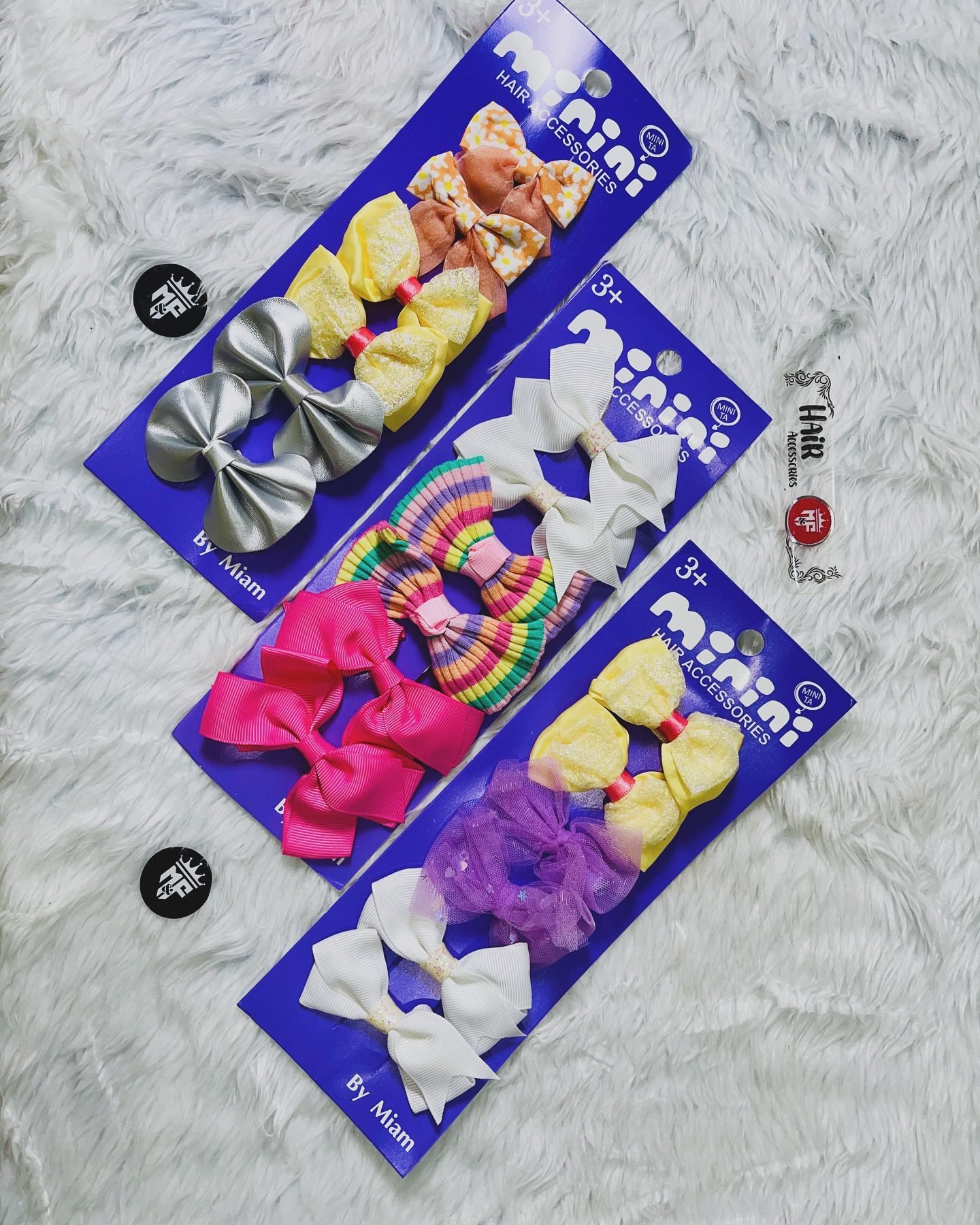 Bow Clip Cards (3 Pairs) Bow Clip Cards (3 Pairs)