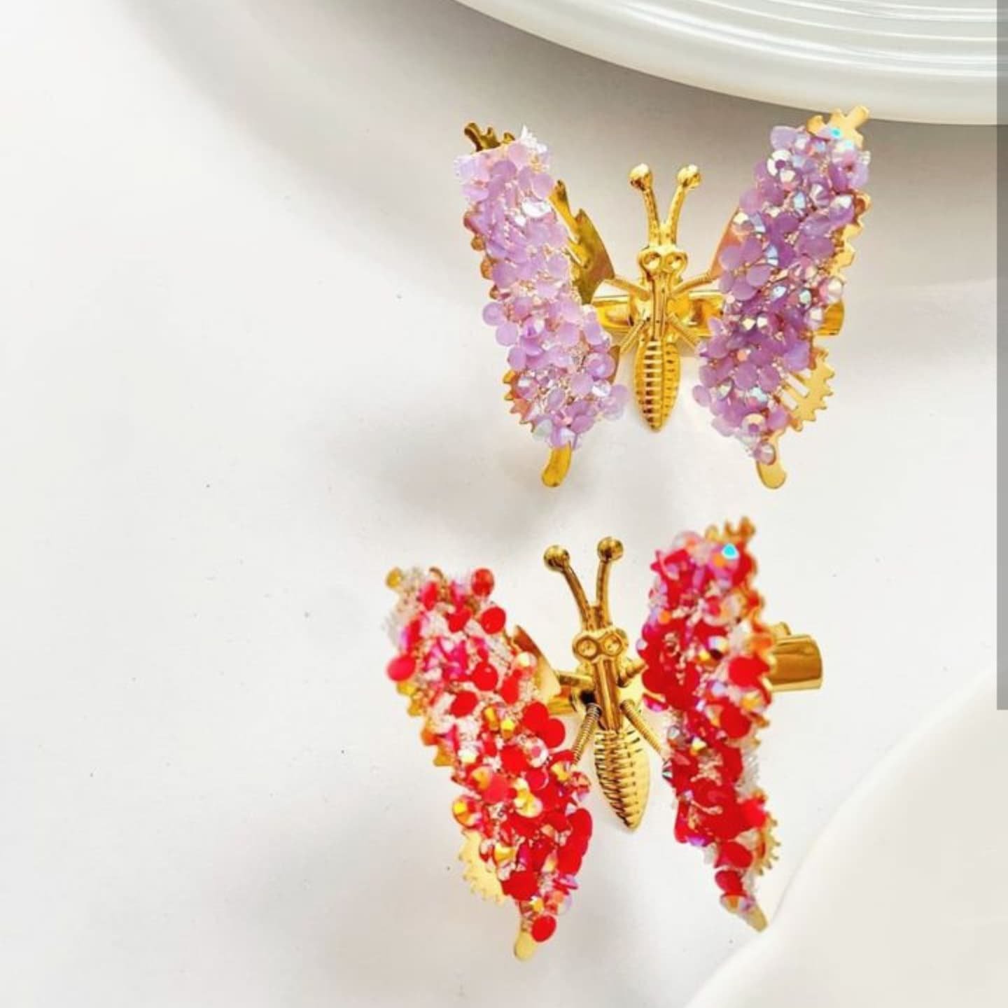 Butterfly Metal Pins (Pair) Butterfly Metal Pins (Pair)