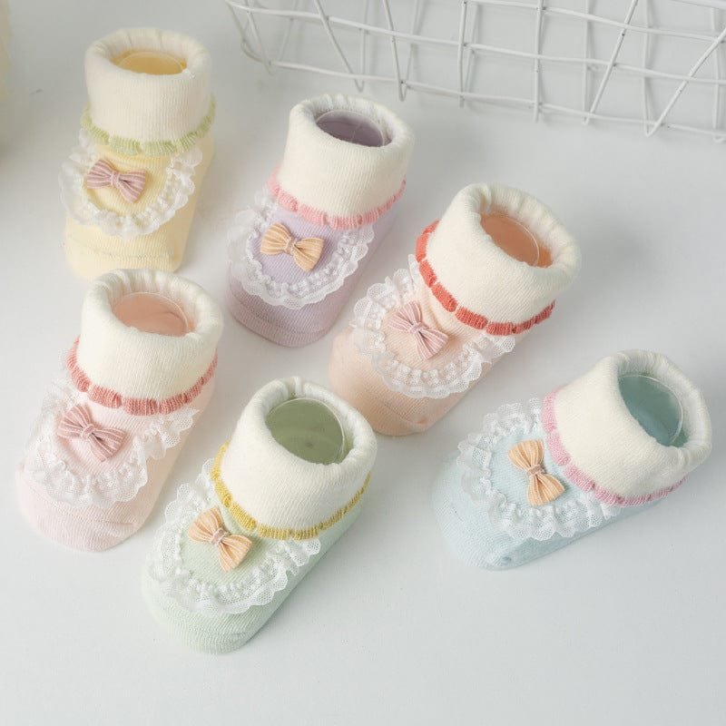 Frill Bow Ankle Booties Frill Bow Ankle Booties