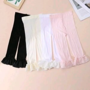 Frill Lace Capri – Soft & Stretchable Girls
