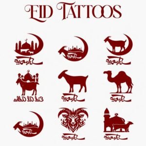 Eid ul Adha Mehndi Tattoos for Girls & Kids