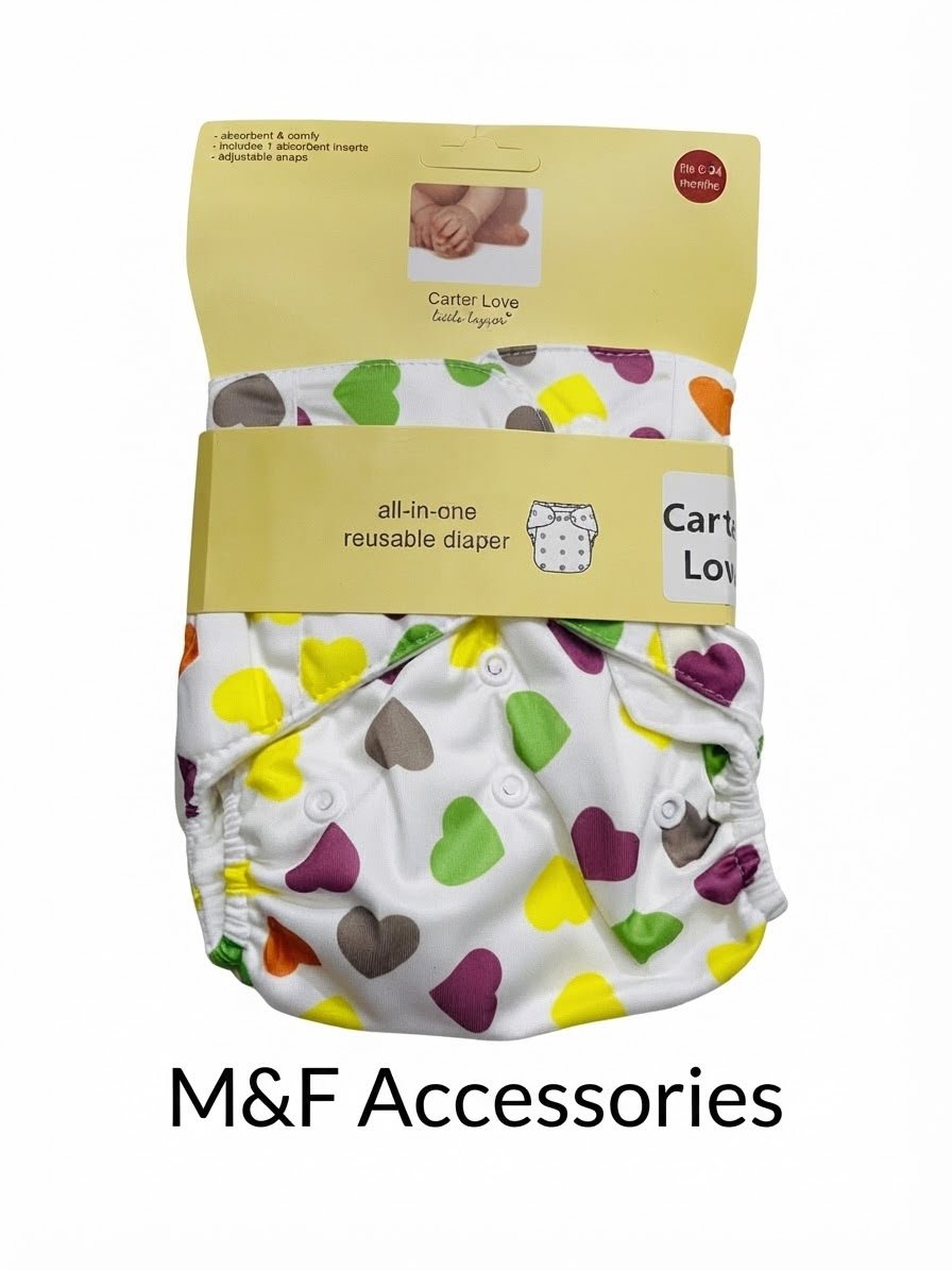 Adjustable & Reusable Printed Baby Diaper