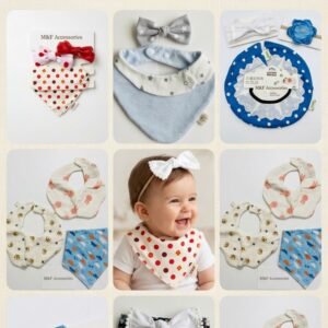 Sweet Snuggles Bandana & Bow Sets